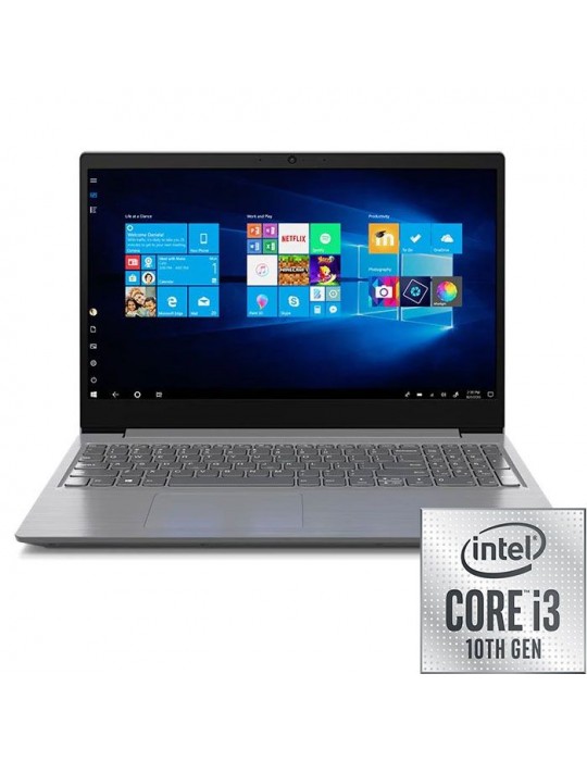  Laptop - Lenovo V15 Core i3-1005G1-4GB-1TB-15.6 HD-Intel UHD Graphics-DOS-Iron Grey
