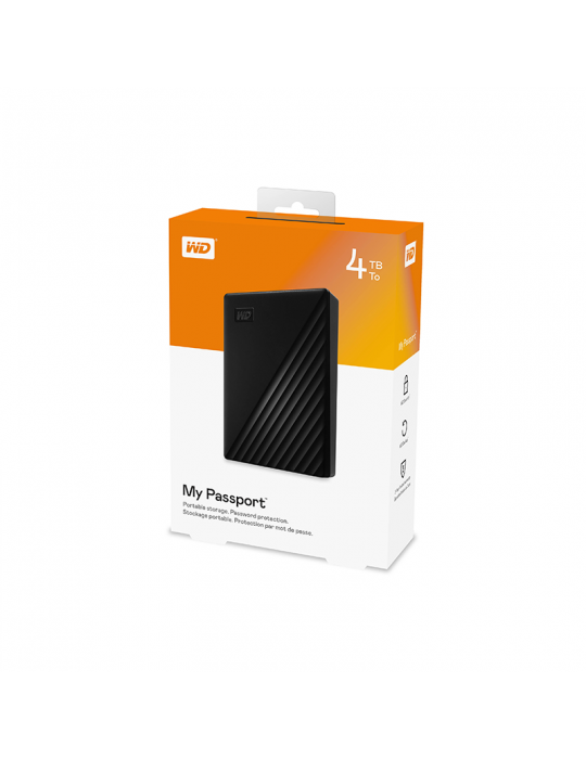  HDD - HDD External WD 4T.B Passport-Black