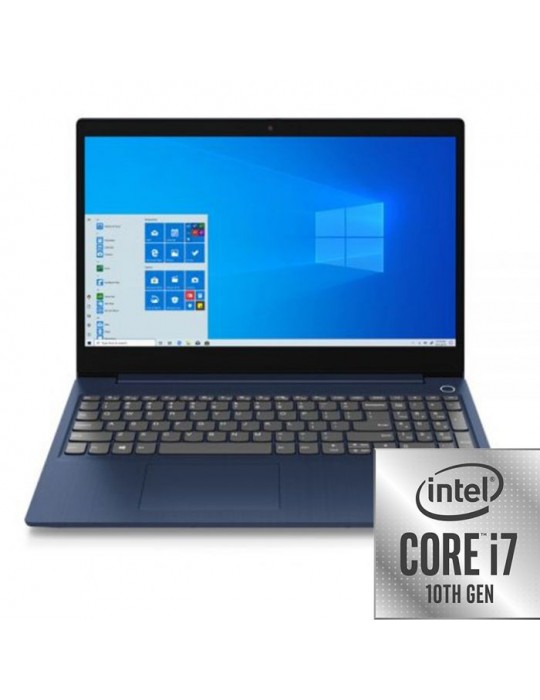  Laptop - Lenovo IdeaPad L3 Core i7-10510U-8GB-1TB-SSD 256GB-MX330-2GB-15.6 FHD-DOS-Abyss blue