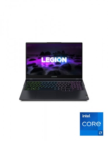 Lenovo Legion 5 i7-11800H-16G-SSD 512GB-RTX3050Ti-4G-15.6 FHD-IPS 165Hz-DOS-Phantom Blue+Gaming Mouse+AVG