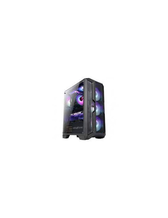  Computer Case - Case ABKONCORE H250X RGB 4 Fan-PSU 700W