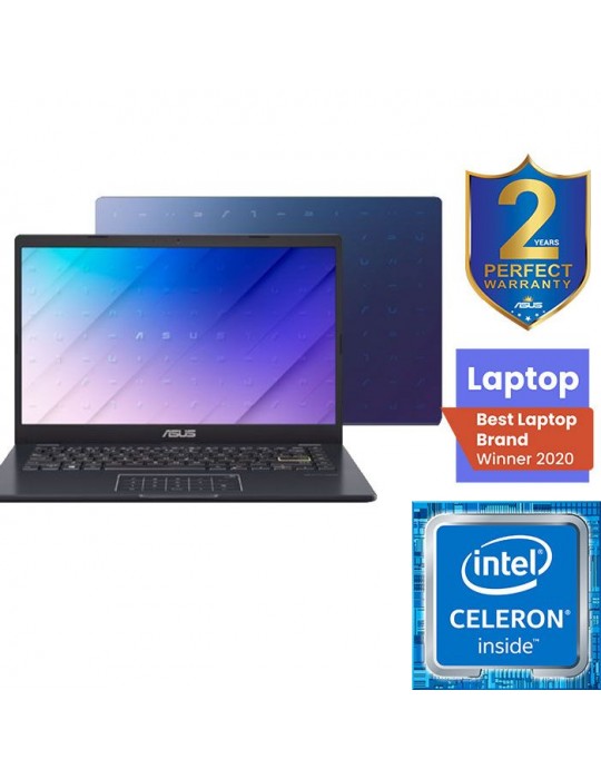 Laptop - ASUS Laptop E510MA-BR143T Celeron N4020-4GB-SSD 256GB-Intel Graphics-15.6 HD-Win10-Blue