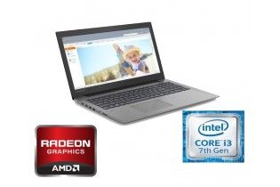  Laptop - Lenovo Ideapad 330-15.6"-Intel Core i3-7020U 2.30 GHz-4GB RAM DDR-1TB HDD-VGA AMD Radeon 530-2GB-Free DOS-Onyx Black