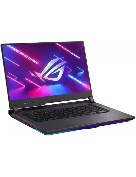  Laptop - ASUS ROG Strix G15 G513QC-HN163T AMD R7-5800H-16GB-SSD 512GB-RTX3050-4GB-15.6 FHD 144Hz-Win10-Electro Punk color