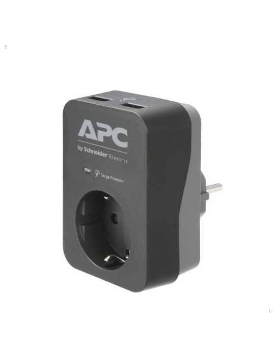  مشترك كهربائي - APC Power Surge 1 outlet-2 USB Ports