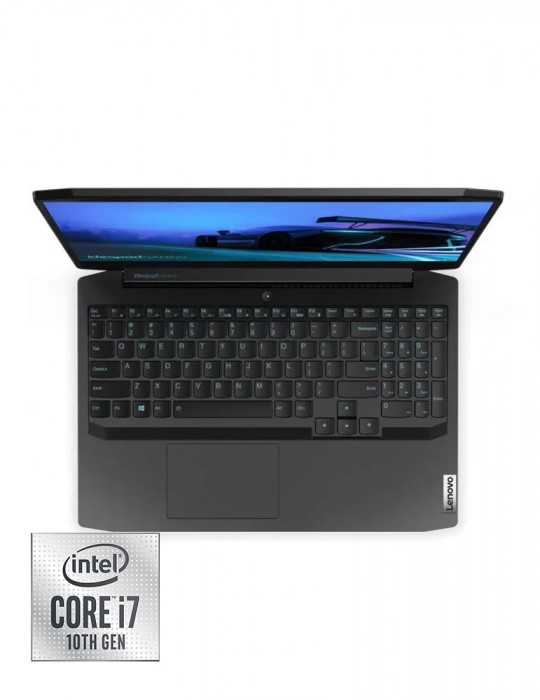  Laptop - Lenovo IdeaPad Gaming 3 i7-10750H-16GB-1TB-SSD 256GB-GTX1650-4G-15.6 FHD IPS-DOS-PHANTOM-BLACK