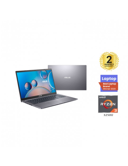  Laptop - ASUS VivoBook 14 D415DA-BV589T AMD R3-3250U-4GB-SSD 256GB-AMD Radeon Graphics-14 HD-Win10-Slate Grey