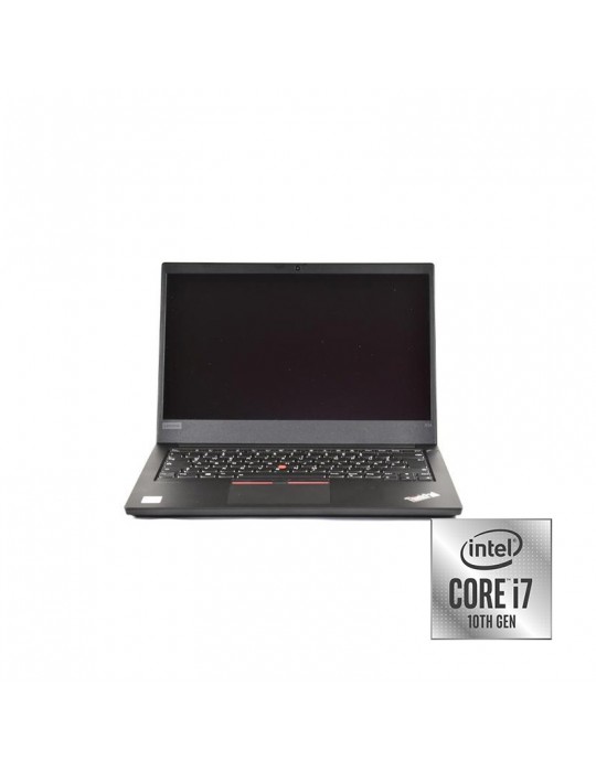  كمبيوتر محمول - Lenovo ThinkPad E14 i7-10510U-8GB-1TB-AMD RX640-2GB-14.0 FHD-DOS-Black