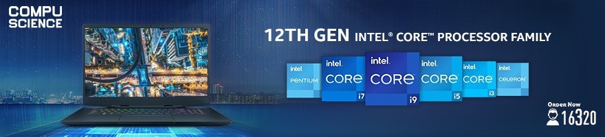 Shop 12th Gen Laptops for Business and gaming From Copuscience